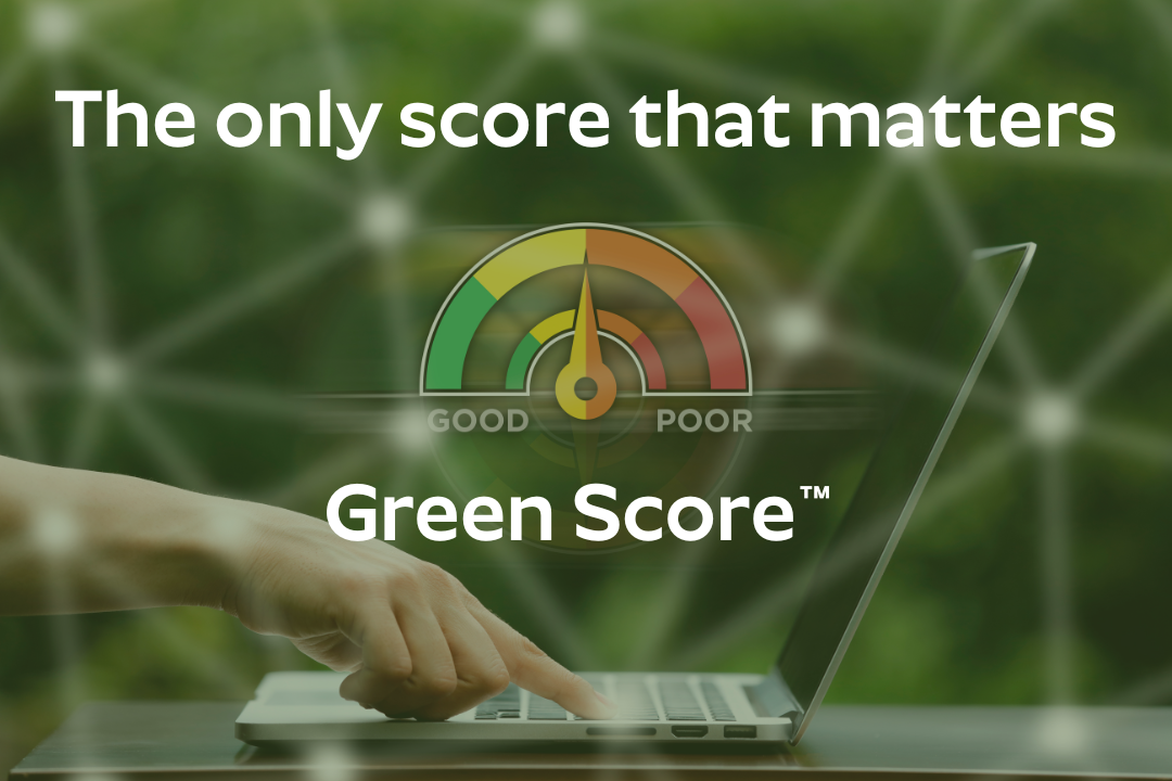 The only score to evaluate whether your lifestyle is environment friendly or not - Green Score™